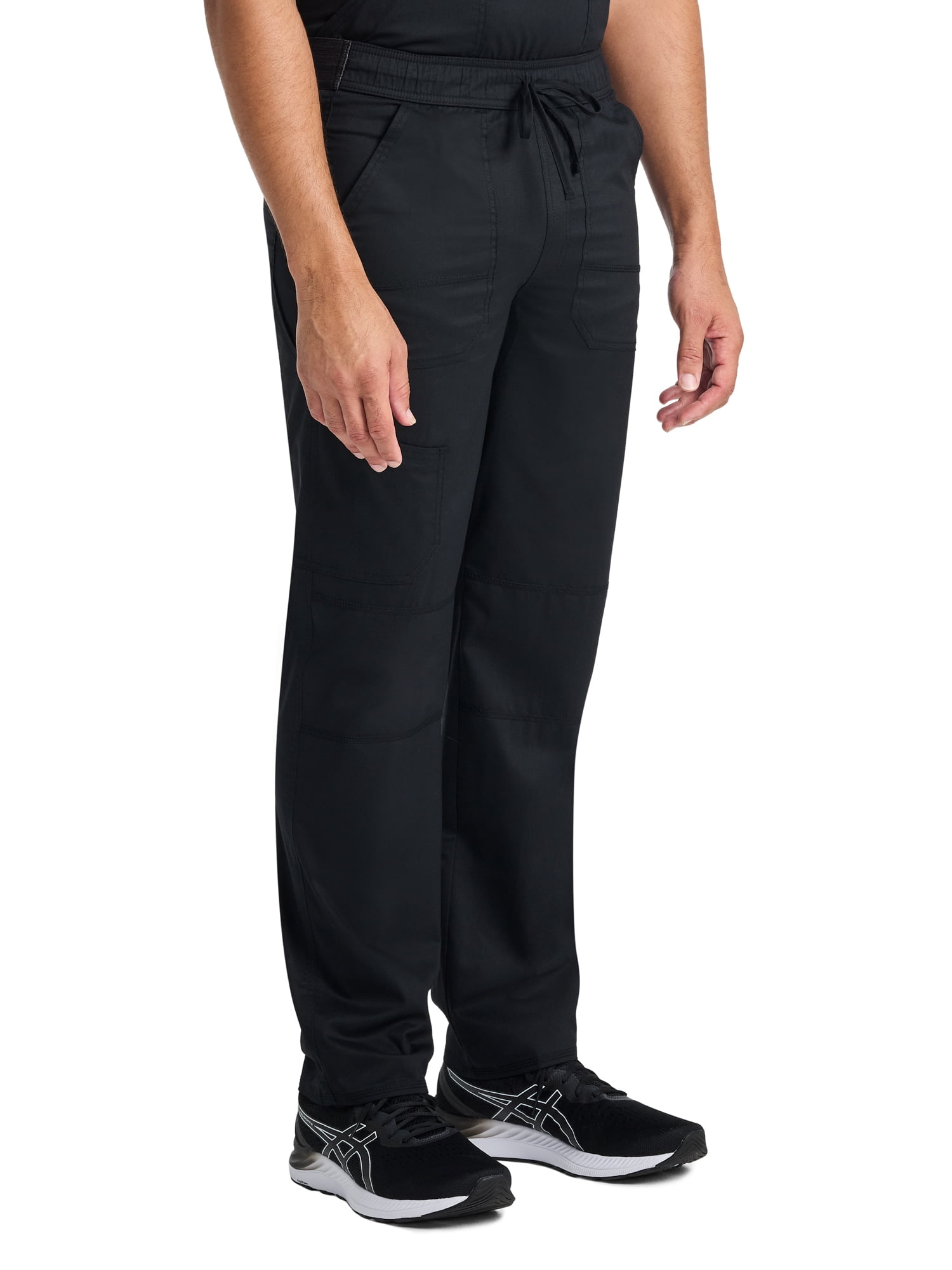 Genuine Dickies Men's Stretch Drawstring Straight Leg Cargo Scrub Pant