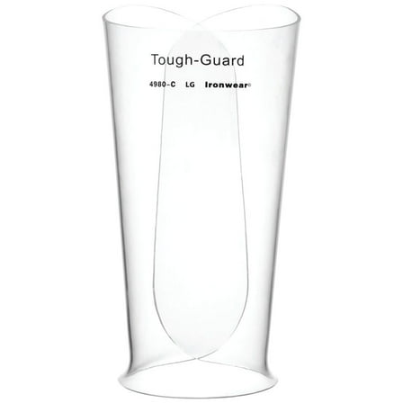 Ironwear 7.5 Inch Tough-Guard Arm Guard, Clear, Size 2XL