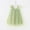 Green, variant on Wavsuf Children Girls Summer Dress Solid Nets Cute Green Children's Clothing Size 4-5Years