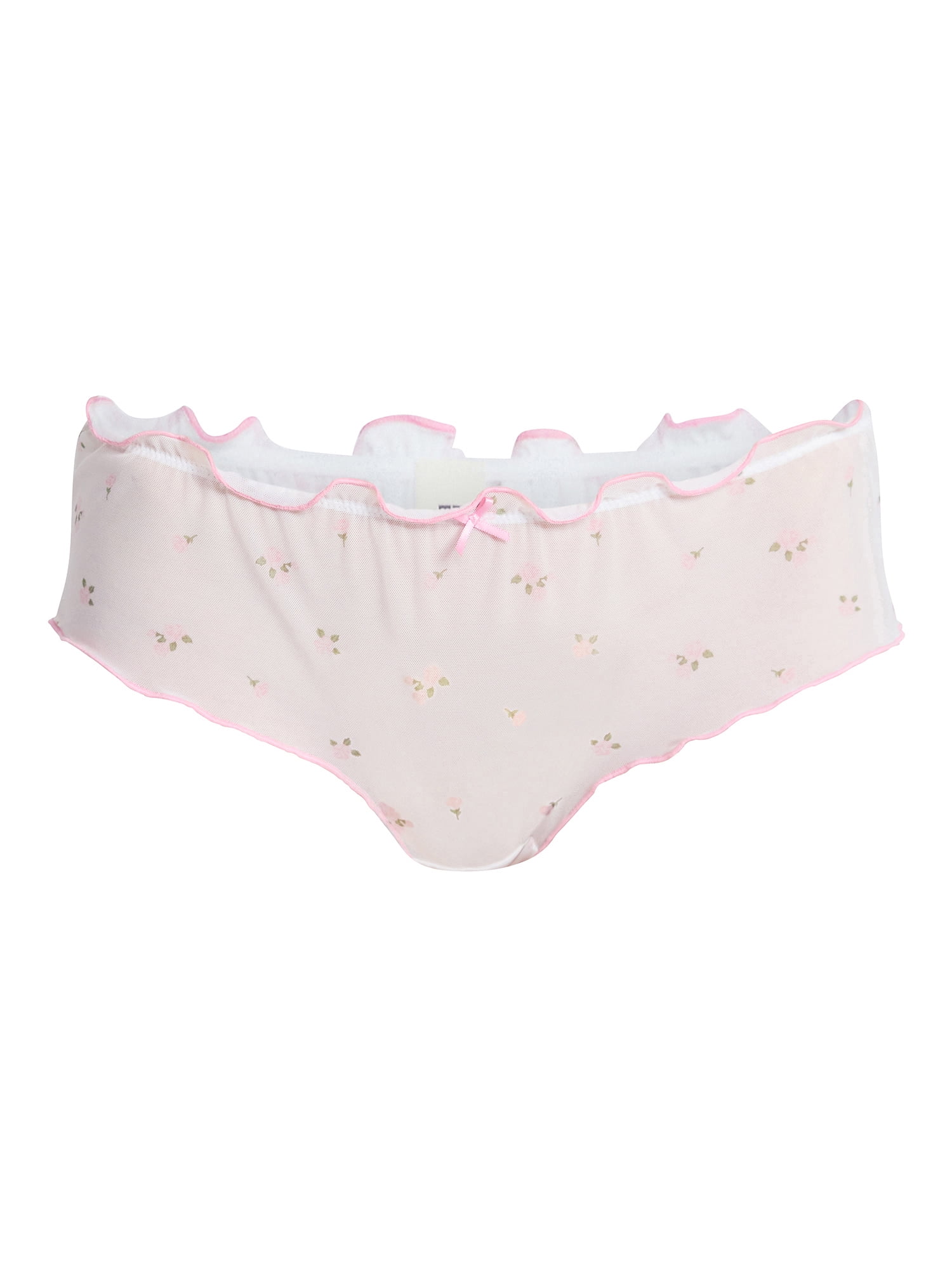 No Boundaries Mesh and Lace Cheeky Panties, 3-Pack, Women's, Sizes XS-XXXL