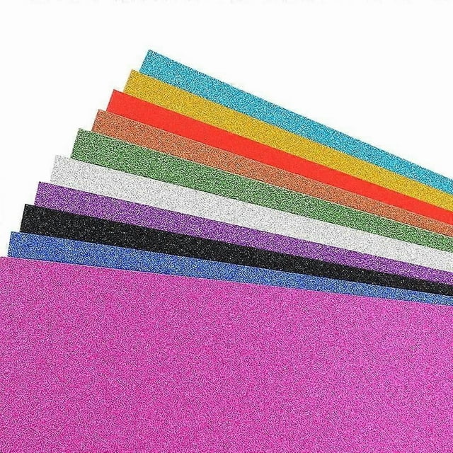 250gsm A4 Card Glitter Paper Children Toy Paperboard Without Sticker Flash Powder Cardboard Craft Paper Party Decoration