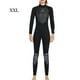 thumbnail image 5 of Toystoory Traje de buceo Neopreno Nylon Traje de baño de manga larga Borde de cuero Clásico Cuello Traje de neopreno de Deportes acuáticos Mujer Negro XXL, 5 of 6