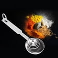 thumbnail image 2 of 2 Set Multifunction Stainless Steel Measuring Scoop Spoon for Kitchen Baking Supplies, 2 of 5