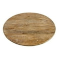 thumbnail image 4 of Pemberly Row 36" Solid Wood Round Bar Table in Distressed Natural Finish, 4 of 6
