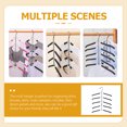 thumbnail image 3 of LOLIPPYY 2-Pack Closet Organizer Hangers Space-Saving Chromium Plated Wrinkle-Free Clothes Storage Rack, 3 of 6