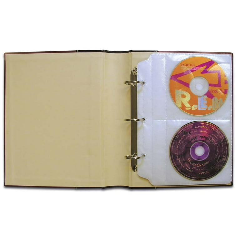 Pochette de rangement 48 CD/DVD BENZI orange