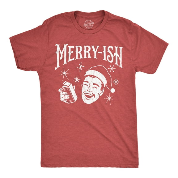 Mens Funny T Shirts Merryish Sarcastic Christmas Graphic Novelty Tee for Men Graphic Tees