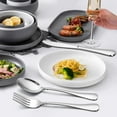 thumbnail image 2 of Vesteel 40-Piece Flatware Silverware Set Service for 8, Stainless Steel Cutlery Eating Utensils Fork Knife Spoon Set, Mirror Finished & Dishwasher Safe, 2 of 6