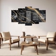 thumbnail image 2 of ZHONGYUTONG Islamic Wall Art 5 Pieces Arabic Calligraphy Poster Ayatul Kursi Canvas Pictures Prints Islamic Art Eid Decor Framed Muslims Islamic Gifts (10x16inx2pcs 10x20inx2pcs 10x24inx1pcs), 2 of 4