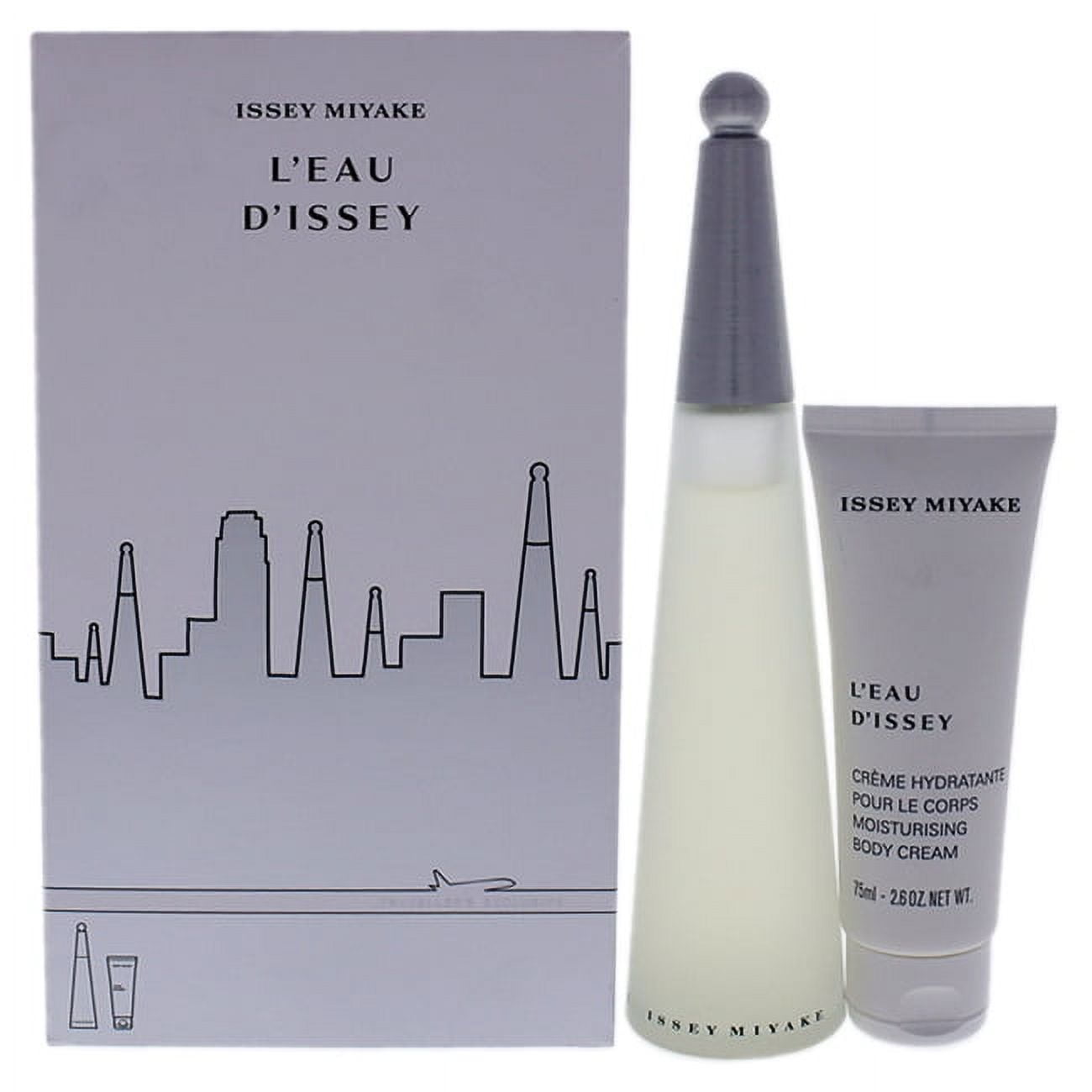 ISSEY MIYAKE L'Eau d'Issey 香水他3点セット Issey Miyake L'EAU D'ISSEY Perfume Gift Set for Women, 3