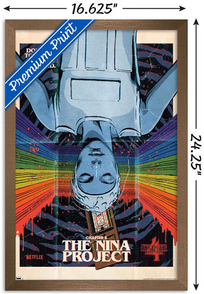 Netflix Stranger Things: Season 4 - The Nina Project Wall Poster, 14.725" x 22.375" Framed