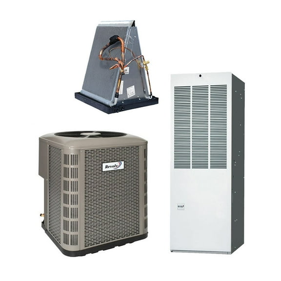 Revolv Sweat Fit 3.5 Ton 14.3 SEER2 R-454B 72,000 Btu 95% Afue Mobile Home Top Return Downflow Gas System (No Cabinet) | HSA4ME5M1SN42K-C85DAMX42UB-MG2R-B072T1AA