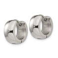thumbnail image 3 of FJC Finejewelers Stainless Steel Polished 6mm Hinged Hoop Earrings 13 mm x 13 mm, 3 of 6
