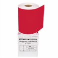 thumbnail image 2 of HOUSELABELS Étiquettes d'Expédition Rouges Compatibles DYMO 1744907 4TG (4 Pouces x 6 Pouces), Adhésif Permanent Fort, Compatible avec Imprimantes de Bureau DYMO LW 4TG, Rollo & Zebra, 1 Rouleau /220 Étiquettes, 2 of 4