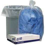 Genuine Joe Clear Low Density 1.4mil Liners - 33" Width x 39" Length - 1.40 mil (36 Micron) Thickness - Low Density - Clear