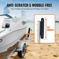 thumbnail image 6 of Marine Trailer Guide Set,20.5'Flexibly Adjustable Poles,Pair of Steel Anti-Rust Guides,Durable Roller Support for Ski,Fishing,or Sailboat Trailers2024, 6 of 6