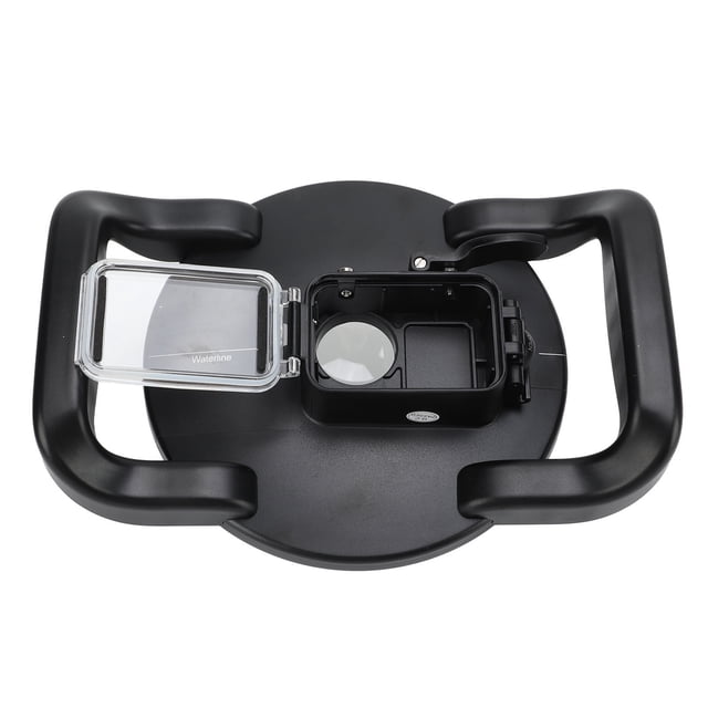 Two Handles Dome Port, Diving Case Lens Dome Port Underwater With Trigger For Action Cameras