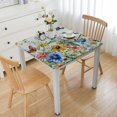 thumbnail image 2 of HAOXIT Spring Summer Rectangle Tablecloth Decorations, Square Table Cloth, Table Cover for Garden Party Picnic Dinner Camping Decor 40*40, 2 of 8