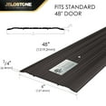 thumbnail image 6 of JELOSTONE 6''W x 1/4''H x 48''L - Commercial Aluminum Door Threshold(Dark Bronze)- Door Saddle- ADA accessible Barrier Free- Fire Rated- Door Thresholds for Exterior Doors - B304A, 6 of 6