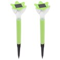 thumbnail image 1 of Shisuyan 2Pcs Solar Pathway Lights Outdoor LED Garden Stakes Decorative Flower Lights, 1 of 8