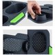 thumbnail image 3 of Silicone Mold Bread Baking Pan, Mini Baguette Baking Tray, Bun Baking Pan, Non-Stick Silicone Baguette Pan, Non-Stick Perforated Sheet, Bread Crisping, 3 of 4