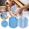 thumbnail image 2 of Cepillo de silicona para el baño y masaje de gatos y perros, para lavar, frotar y controlar la muda, 2 of 6