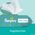 thumbnail image 2 of Lingettes pour bébés Pampers Complete Clean, sans parfum, 3X boîtes distributrices, lingettes, 2 of 9