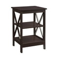 thumbnail image 4 of Convenience Concepts Oxford End Table with Shelves, Espresso, 4 of 8