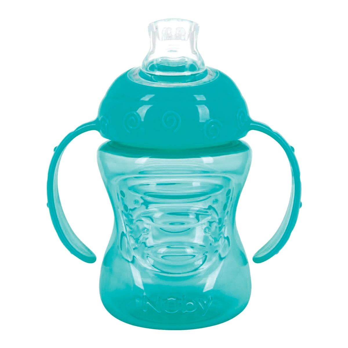 Nuby Grip N' Sip Soft Spout Trainer Cups - Set of 9