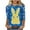 H-Multicolor, variant on Women's Rabbit Graphic Shirts Fancy Cute Easter Day Themed Tunic Tops Casual Comfy 3/4 Sleeve Crew Neck Blouse Holiday Celebration Gifts Spring Saving Multicolor XXL