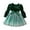 Green, variant on MXIEZI Toddler Girls Fall Winter Long Sleeve Princess Party Dress Velvet Bowknot Tulle Sundress Christmas for 1-7 Years old