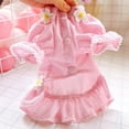 thumbnail image 6 of SPRING PARK Spring Summer Dog Dresses Dog Princess Skirt ,Cute Dog Skirt,Flower Design Two-legged Pet Dress for Small Dog Girl, 6 of 7