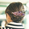 zttd rhinestone hair clip elegant temperament ponytail horizontal clip