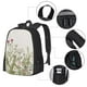 thumbnail image 2 of Disketp Herbs and Wildflowers Mochila Minimalista de Gran Capacidad, Mochila de Viaje para Escuela, Trabajo o Uso Diario, 2 of 6