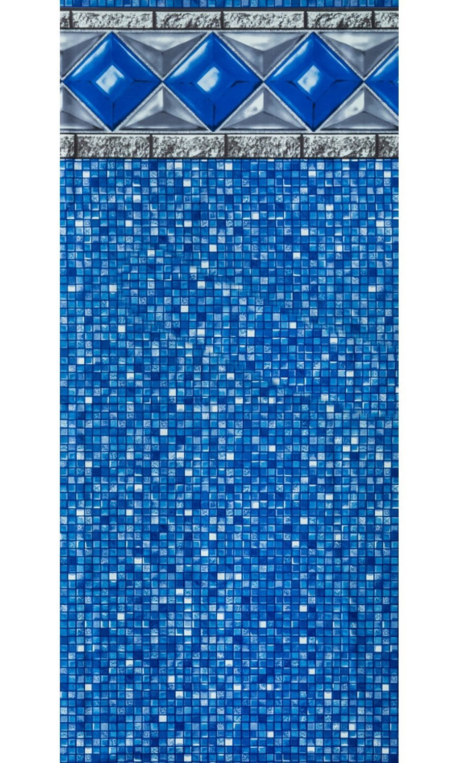 SmartLine 21Foot Round Unibead Crystal Tile Above Ground Swimming Pool