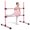 Pink, variant on 4FT Portable Ballet Barre for Home Practice, Adjustable Height Freestanding Dance Bar for Stretching, Pilates & Balance Training
