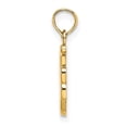 thumbnail image 2 of Diamond2Deal 14K Yellow Gold Script Letter F Initial Pendant for Women (L- 0.65inch, W- 0.41inch), 2 of 6
