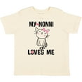 thumbnail image 3 of Inktastic Nonni Loves Me Granddaughter Kitty Cat Girls Toddler T-Shirt, 3 of 5