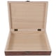 thumbnail image 4 of 1 caja de madera para almacenamiento, sencilla, a prueba de polvo y con cerradura (marrón), 4 of 8