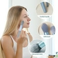 thumbnail image 3 of Juego de 8 brochas de maquillaje para base, corrector, sombras de ojos y rubor, con bolsa de almacenamiento., 3 of 5