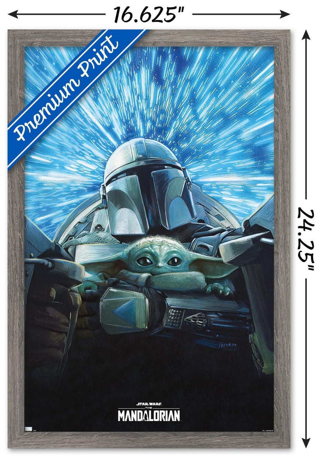 Star Wars: The Mandalorian Season 3 - Lightspeed Wall Poster, 22.375" x 34"