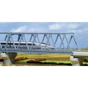 KAT20436 N 248mm 9-3/4" Double Track Truss Bridge, Lt Blue