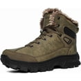 thumbnail image 2 of Botas de invierno para hombre, botas de nieve de piel súper cálidas para hombre, botas de senderismo de goma antideslizantes para exteriores, botines impermeables para hombre., 2 of 5