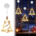 thumbnail image 2 of Snowflake LED Window Lights with Suction Cup Battery Operated Acrylic Indoor Christmas Decor Lights for Window Wall Door, 2 of 5
