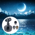 thumbnail image 4 of Proyector Night Light, USB Romántico 360 degree Lámpara de proyección giratoria para decoración de aniversario Sala de estar Escritorio 3 películas Gloria Tierra Luna, 4 of 9