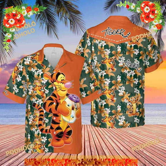 Tigger Hawaiian Shirt, Beach Trip Family Hawaiian Shirt