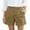 Coffee, variant on larppty Women Linen Shorts Summer Casual Chino Shorts High Waisted Bermuda Short Dressy Wide Leg Short with Pockets(Khaki, XXL)