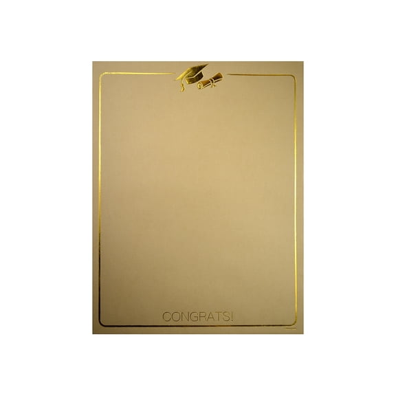 Great Papers! Graduation Letterhead Golden Grad Foil 40/Pack (2020017)