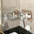 thumbnail image 2 of CVLNCYCLING Hanging Shower Caddy with Shelves and Soap Tray,Corner Shower Caddy,Shower Organizer Bathroom Shower Shelves,No Drilling Storage Box, 2 of 5