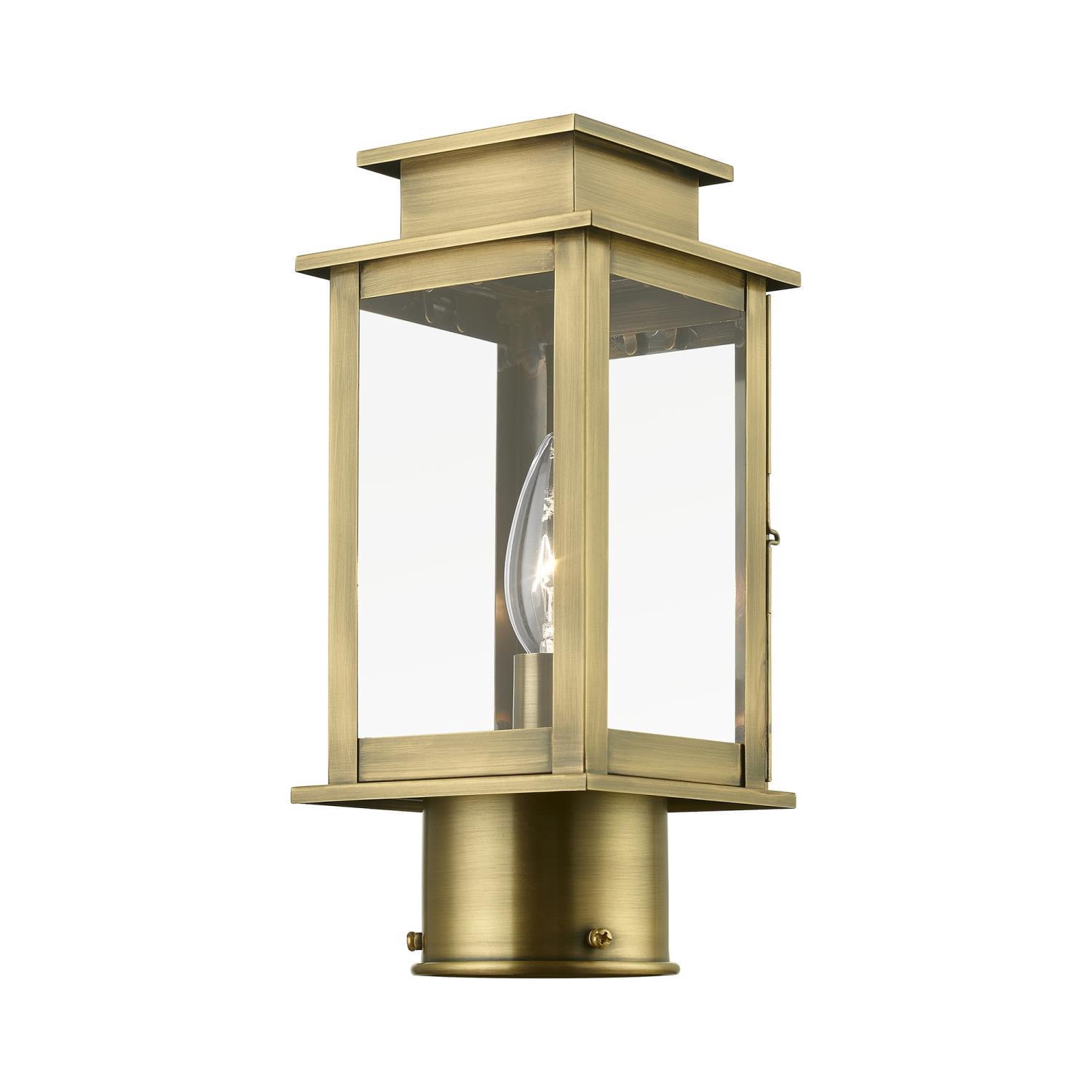 Livex Lighting - Princeton - 1 Light Outdoor Mini Post Top Lantern In Classic
